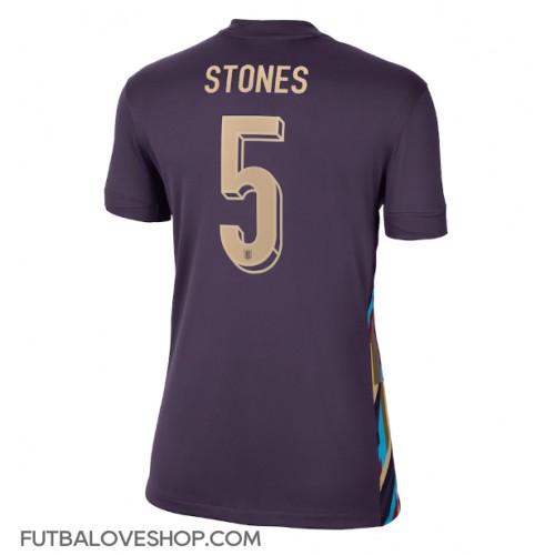 Dres Anglicko John Stones #5 Preč pre Ženy ME 2024 Krátky Rukáv